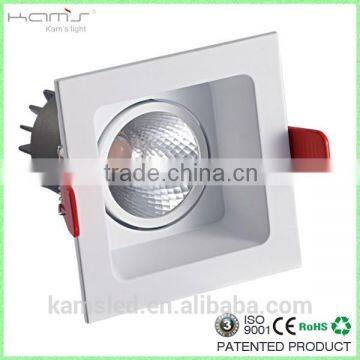15W high quality led downlight 85LM/W dimmable cob downlight