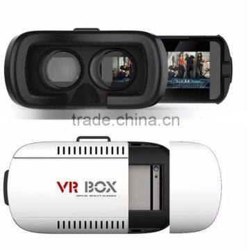 2016 Newest Plastic VR BOX 3D glasses VR BOX1 for google cardboard glasses for 4.7-6.0" smartphone (VR BOX1 with Joystick