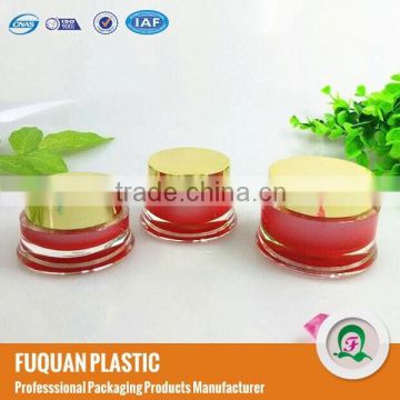 Acrylic whitening facial cream plastic jars