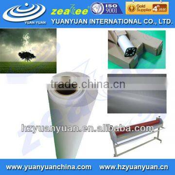 gloosy/ white grey sheet white paper pvc cat eye cold lamination film for picture protection in roll