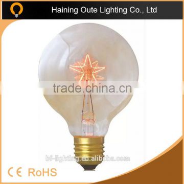 Manufacturer experience factory supply vintage antique Edison bulb G80 china shanghai edison bulb e27