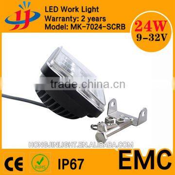 IP67 Spot/flood Beam Auto Led Work 24W LED Working Light