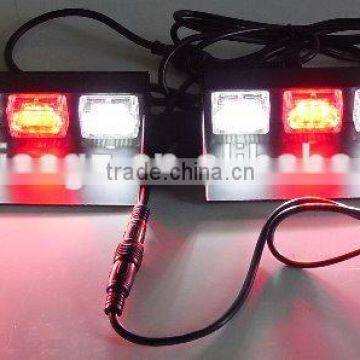 CAR WINDSHIELD LED STROBE FLASHING LIGHT,VISOR LED FLASH STROBE LIGHT (SR-LS-160L-A-Remote Controller), 1W TOP BRIGHT LINEAR LED