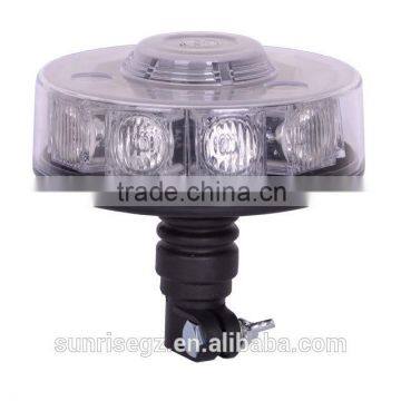 Car MiNi LED light bar, Round Flexible Din Pole Rooftop Beacon,Hazard Flash Light Bar,Police Motorcycle Lightbar(SR-MIB-123P)