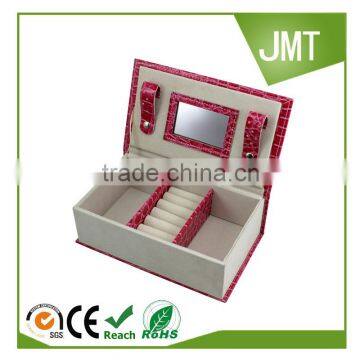 luxury pu custom leather jewelry box