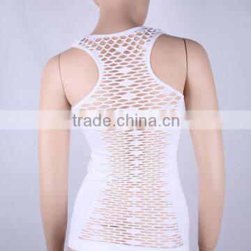 Fashion Hollow Lady/Girl Vest With Stone Bling Bling photo-3