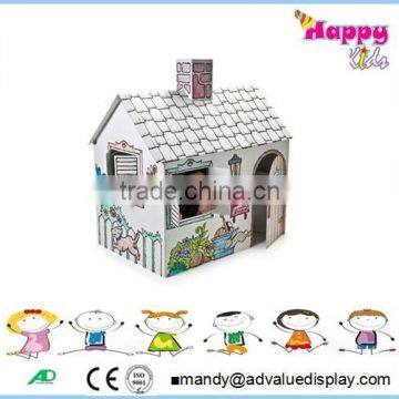 Kids cardboard toys game farm playhouse,farm playhouse for teenagers