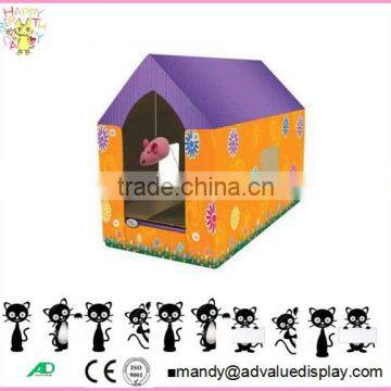 Wholesale Custom Design Corrugated Paper Cat Scratcher Indoor Cat House