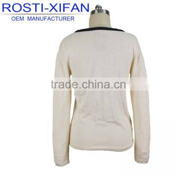 Fashion Ladies' Cardigan Slim O Neck Sweater photo-3