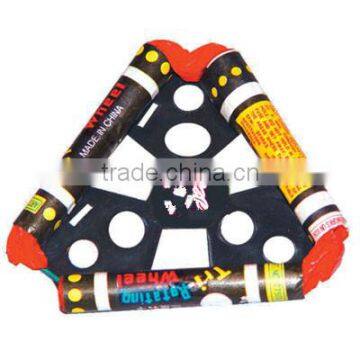 T7500 Tri-rotating WheeL Fireworks Revolving 3 Sparks photo-2