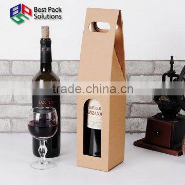 Natural Corrugated Paper Wine Bag photo-2