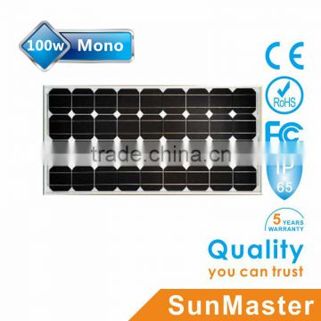 SunMaster 100w Mono Solar Panel SM100M