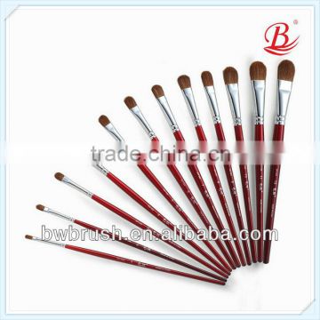 Professional mixed kolinsky hair artist painting brushes,gouache brush