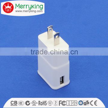 EU and US markets 5vdc 1a 2a 2.1a usb wall charger cellphone accessories