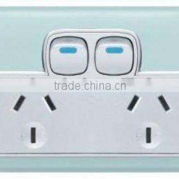 crystal panel wall socket switch australia