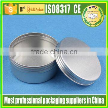 250 gram Aluminum cream jar stock available aluminium tin/aluminum can