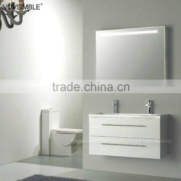 elegant modern double sink bathroom vanity