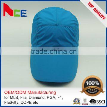 100% Cotton Hats Panel 3d Embroidery Fitted Ventilate Golf Cap