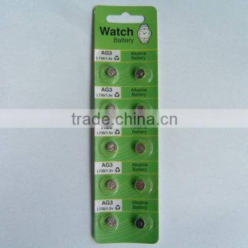 AG3 ALKALINE MANGANESE DIOXIDE BUTTON CELL