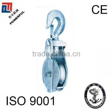STAINLESS SNATCH BLOCK WITH HOOK SNATCH BLOCK