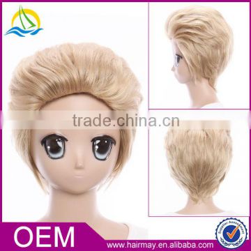 New product excellent sasuke cosplay wig for Axis Powers Hetalia germany cosplay wig