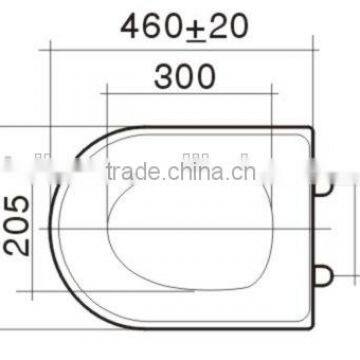 D Shape UF Toilet Seat photo-6