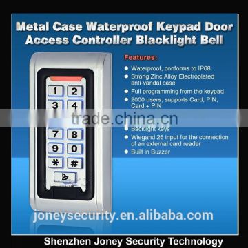 Standalone RFID Door Access Keypad RFID access control with IP68 waterproof (CE FCC Rohs)