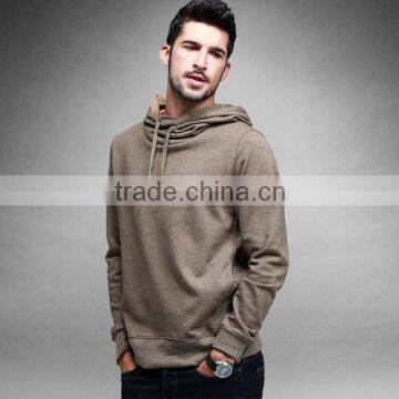 2016 lastest design fashion hooded men custom sweatshirt wholesale