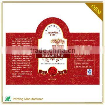 Cosmetic Lipstick Labels Make Up Cosmetics red label perfume Sticker