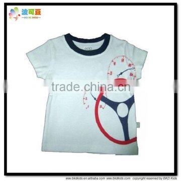 BKD 100% organic cotton little boy clothes tshirts