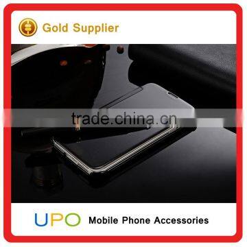 [UPO] Luxury Interactive Clear View Smart Mirror Flip Cover Mobile Phone Case for Samsung Galaxy S5 photo-3