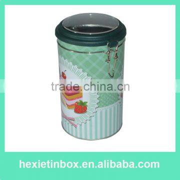 2016 Best Popular Metal Cylindrical Elegant Tin Cans For Coffee Or Tea