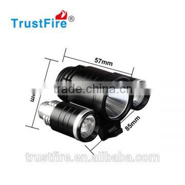 Bicycle Flashlight Mount, Bicycle Flash Light , Led Bike Lights Using One CREE XM-L 2 Light and Two XPE-R2 Lights,18650 Battery photo-3