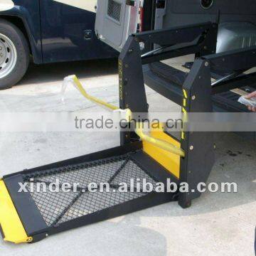 famous chinese WL-D-880U wheelchair lift for van and minivan install on rear door