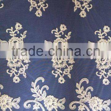 Wholesale soft chemical cord laces high quality bridal guipure lace fabric for dress
