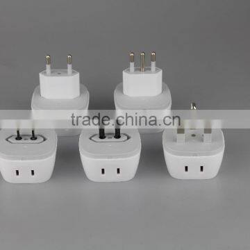 Plug with socket type 2016 New arrival global used travel Mexico adapter