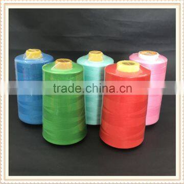 Colored 100 Supply Polyester Spun Sewing Thread for Jeans Made in China photo-2