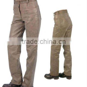 Ladies Antique Leather Pant