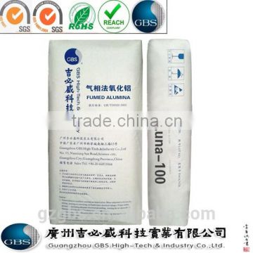 Power coating glidant fumed alumina for fluorescent lamp