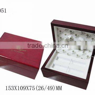 High quality customize wood box, bracelet wooden box, earring wooden box