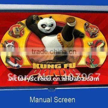 OEM manual roll screen with cheap price