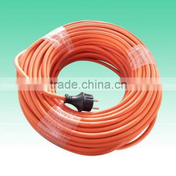 Current Extension Cables With Rubber Plug and Connector 16A Black 10m photo-2