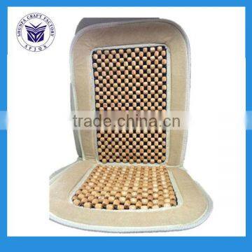 Wooden beads car seat cushion