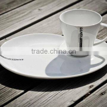 SANTAI New design good quality cup and dessert plate (cup and saucer,cup and plate)