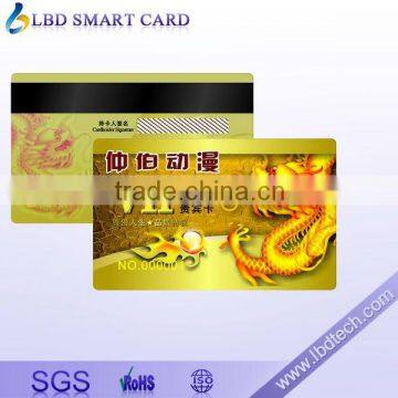 Plastic SLE4406 Contact RFID Magnetic VIP Card