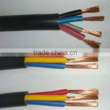 3core 6mm2 RVV Flexible wrie underground installation cable