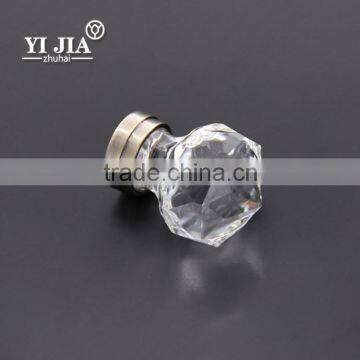 42 mm unique furniture contemporary clear glass knobs and pulls