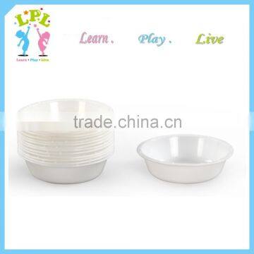 Hot sale White color round cup shape empty water color plastic palette