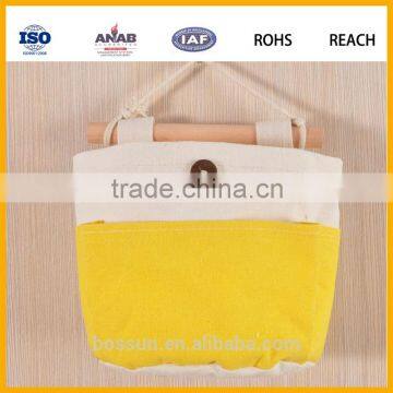 New Design Hang the Bag Wardrobe Cloth Pouch Wall Headboard Wall Nostalgia Cotton Storage Bag photo-3