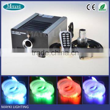 20W white Synchro Motor fiber light source with wireless DMX controller for decoration light pendant using